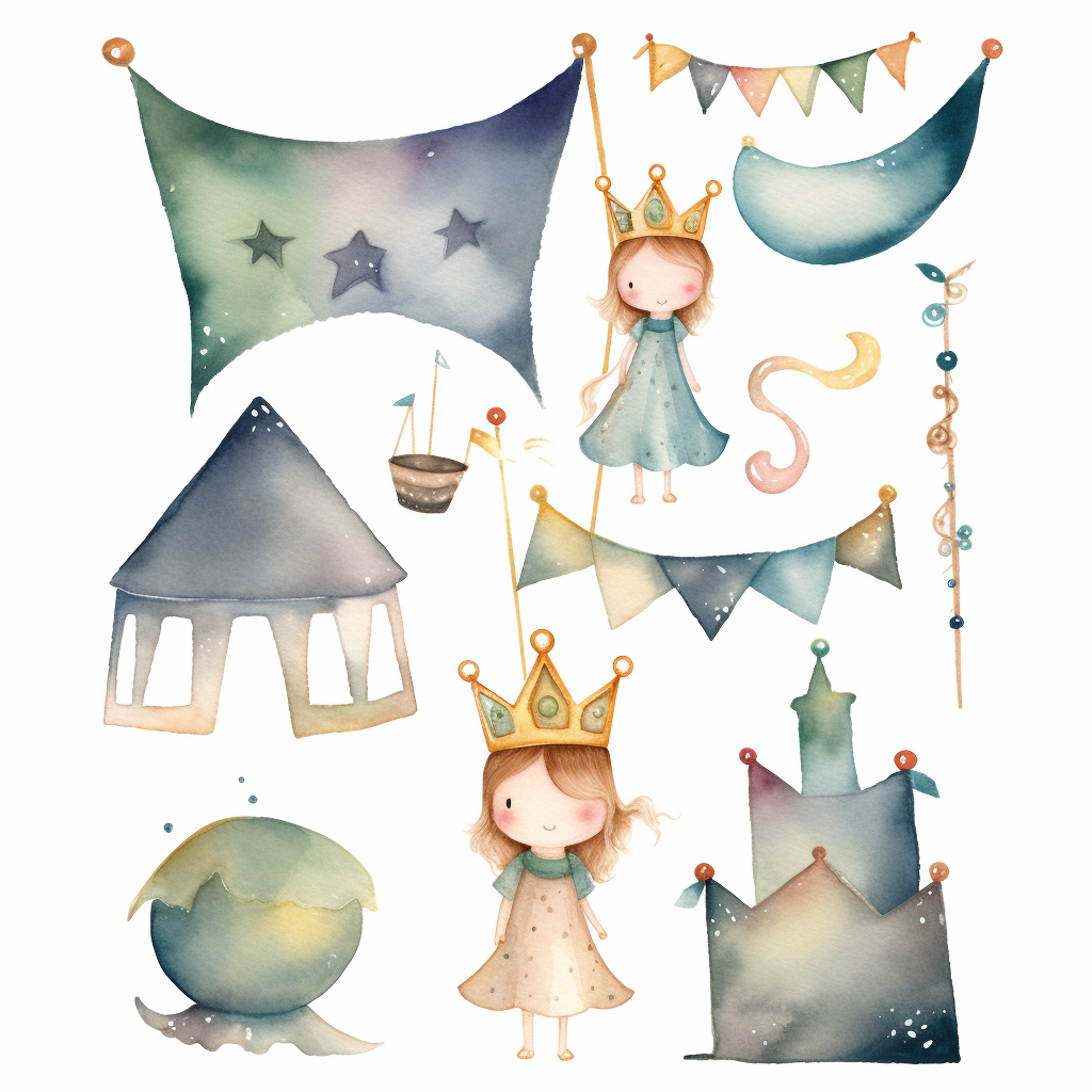 bunting flag cliparts