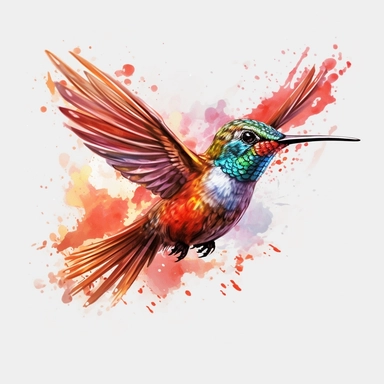 humming bird , creative shiny, super resolution, Pshycedelic PNG, Graffiti, Clipart, watercolor, realistic, 8k
