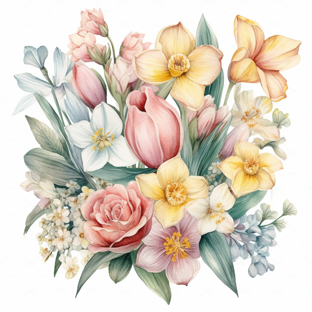 cliparts tulip bouquet