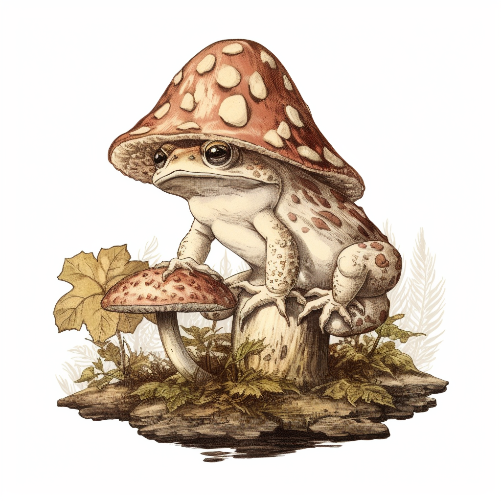 frog and toad clipart