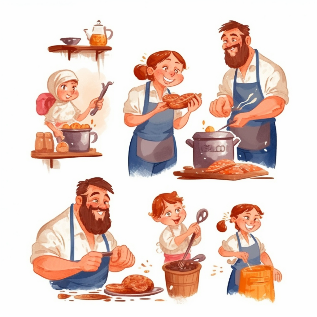 cartoon family cliparts