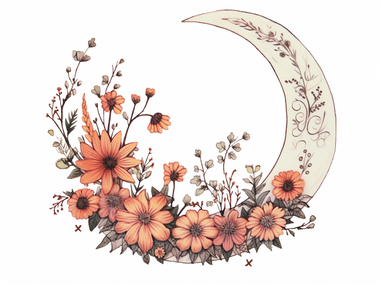 crescent shape cliparts