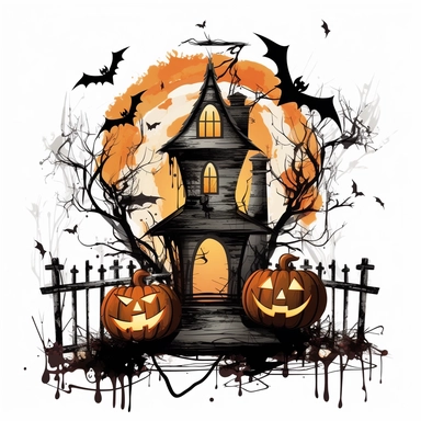 Halloween for Holiday clip art illustrator