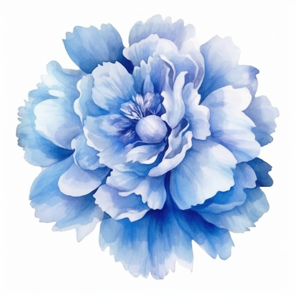 blue flower cliparts
