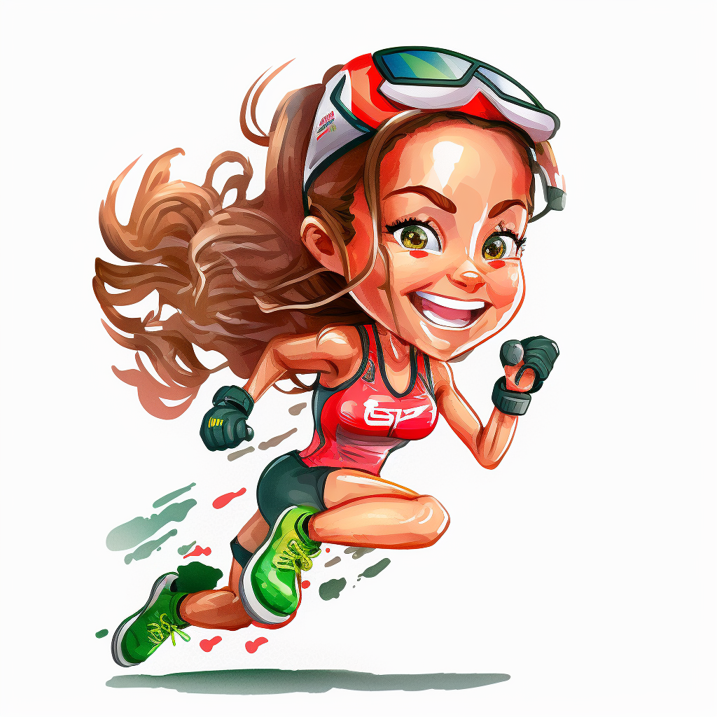 girl athlete cliparts