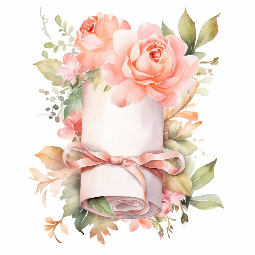 flower scroll cliparts