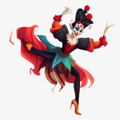 crazy dancer clipart nice jester