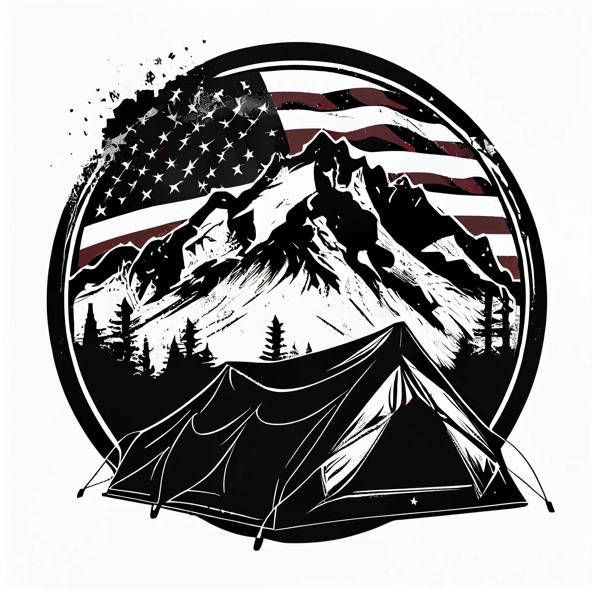 camping shirt cliparts