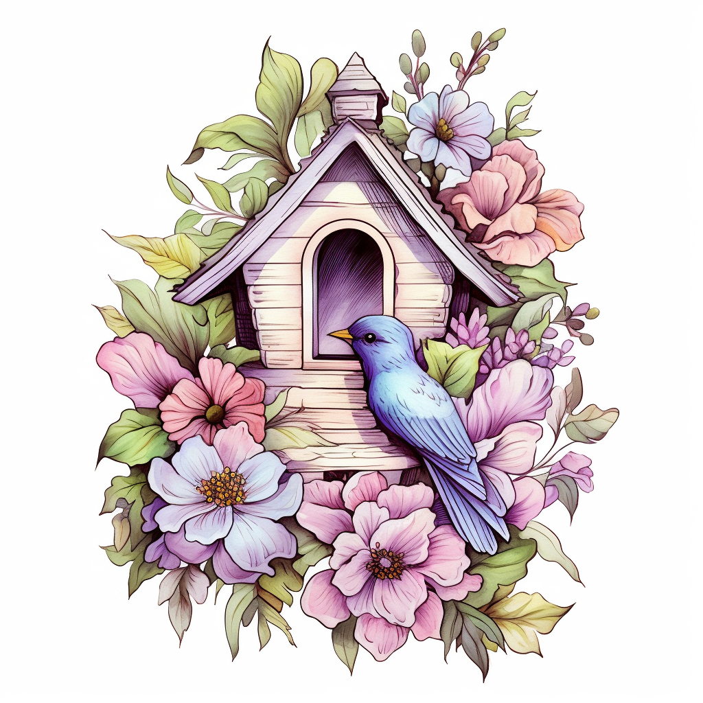 birdhouse cliparts