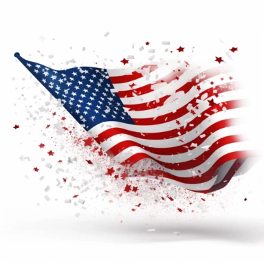 independences day clipart white background