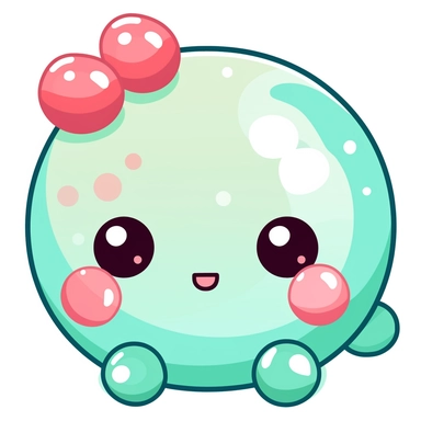 kawaii clipart of gumdrop