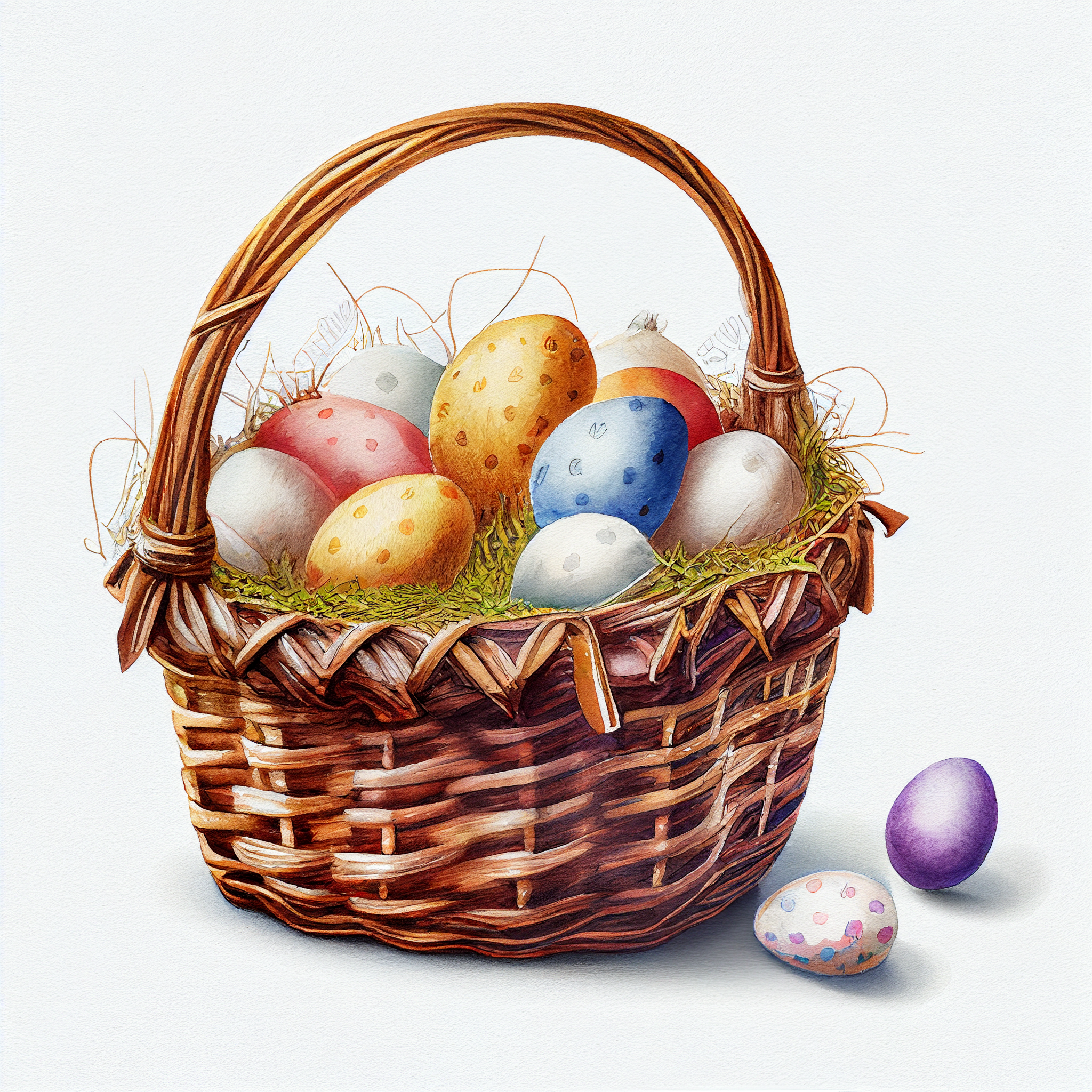 easter egg hunt clipart
