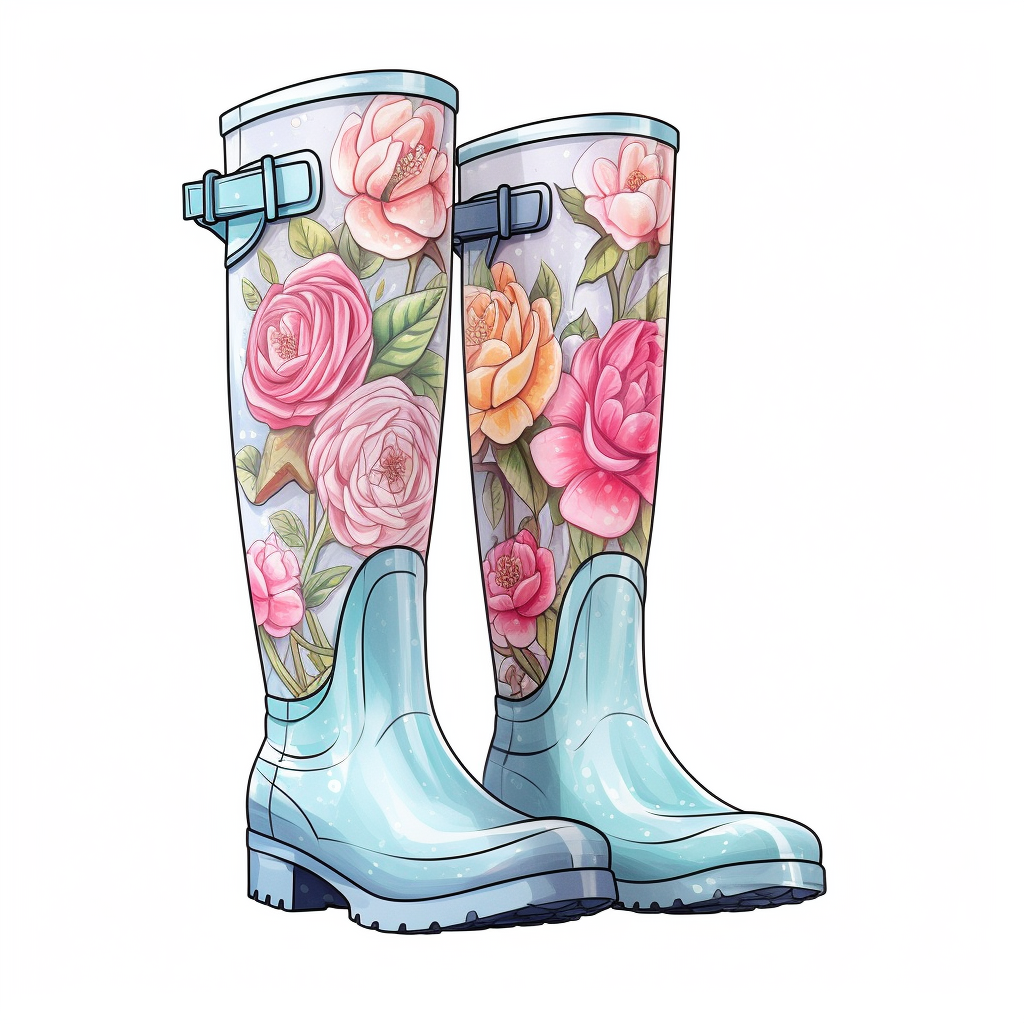 boot outline cliparts