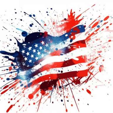independences day clipart white background