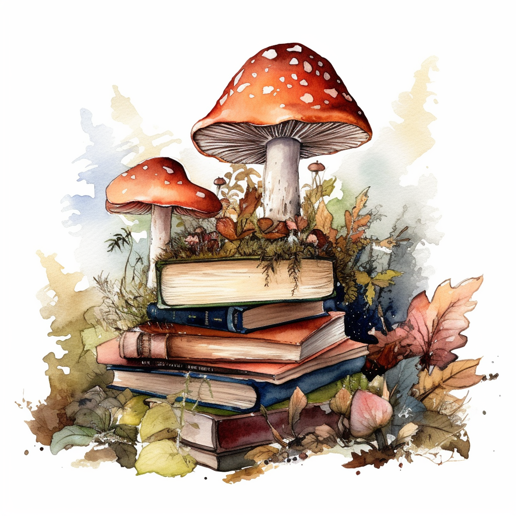 mushroom home cliparts