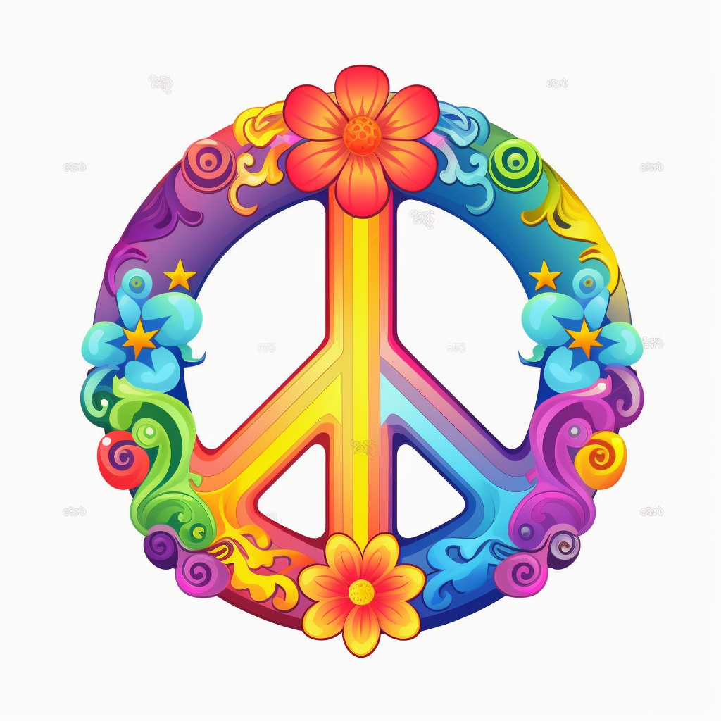 T-shirt Peace symbols Love Hippie, peace symbol, heart, logo png | PNGEgg