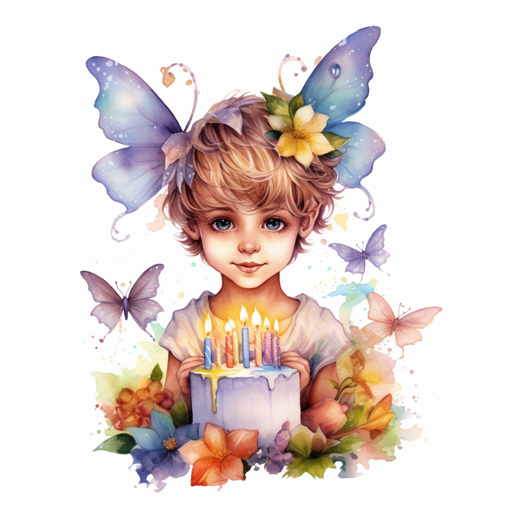 boy birthday cliparts