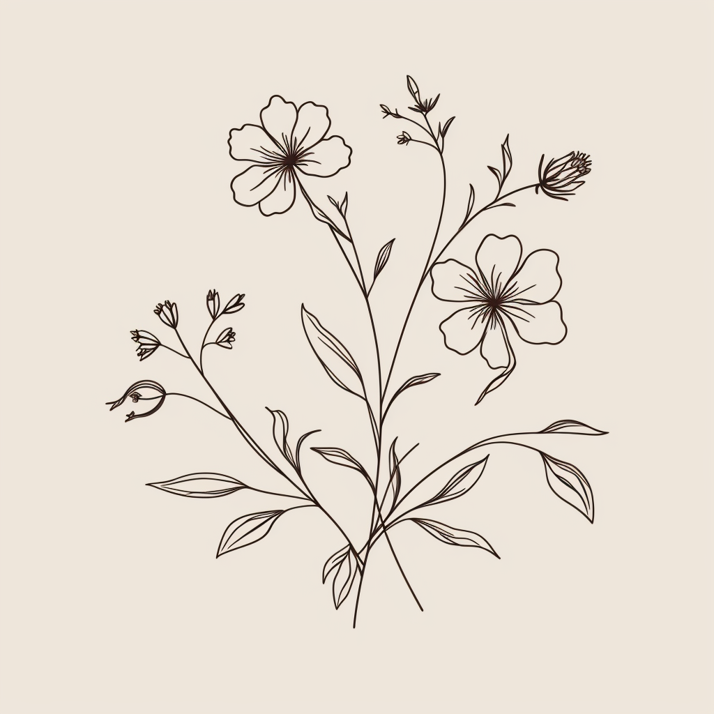 floral branch cliparts