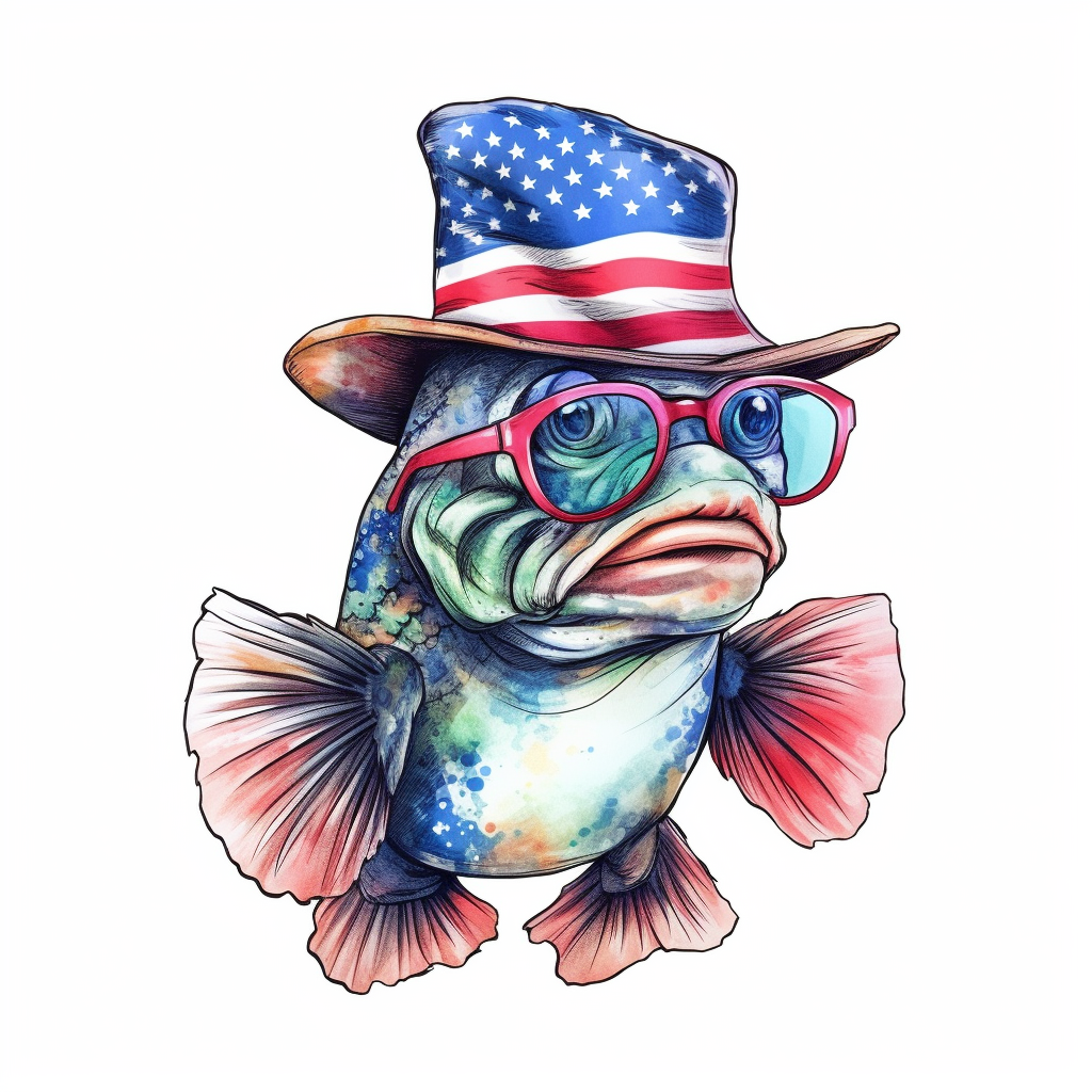 funny fish clipart