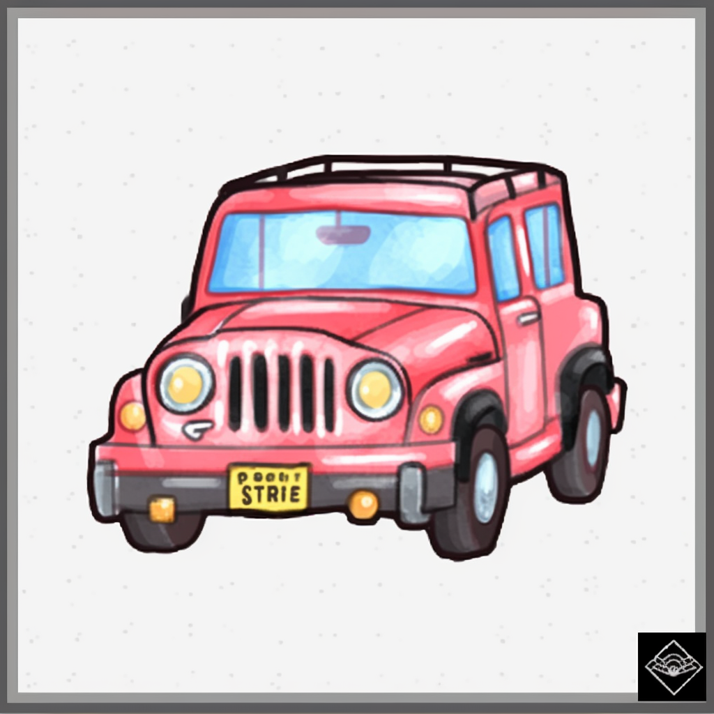 cartoon jeep cliparts