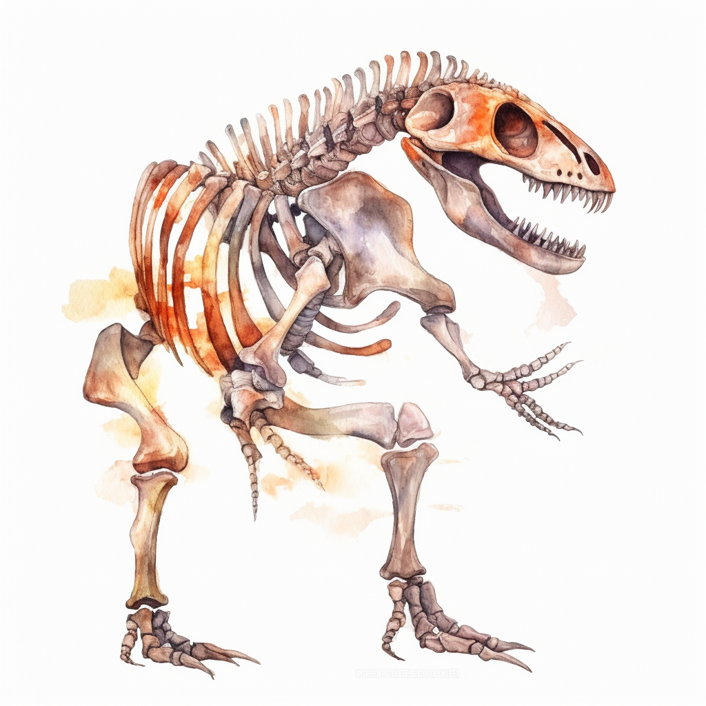 dinosaur skeleton cliparts