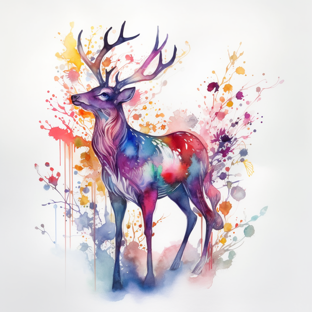 flower antler cliparts