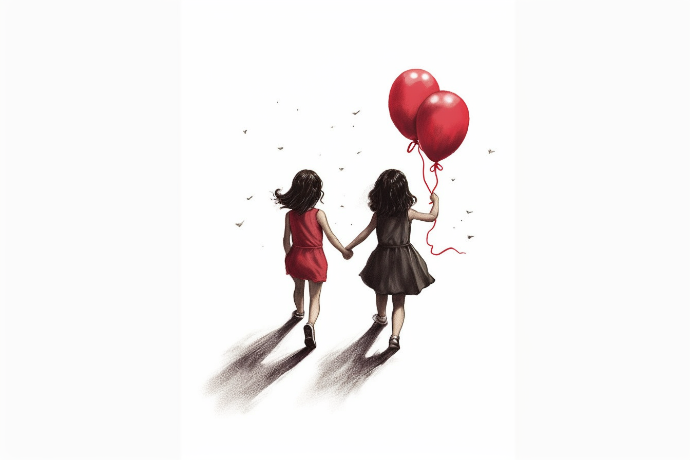 girl running clipart