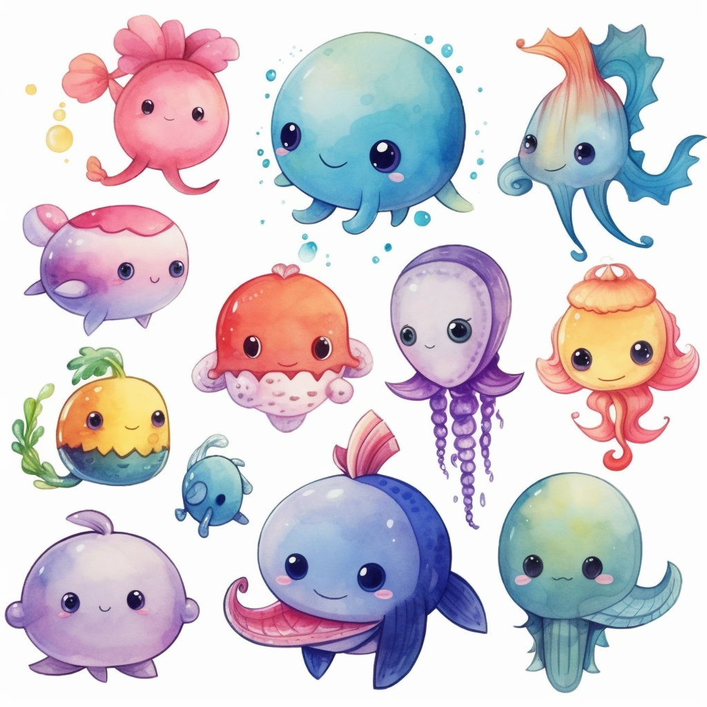 STL file SEA ANIMALS CUTTER AND STAMP PACK - CUTTER COOKIES SEA ANIMALS  🍪・3D print object to download・Cults