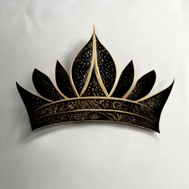 crown clipart logo, ornament , luxury, hyperdetailed calligraphic around