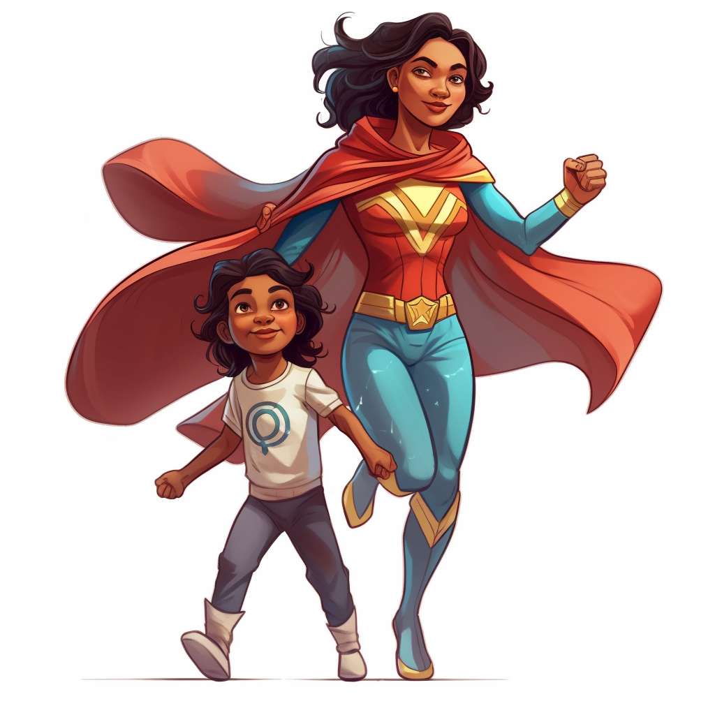 comic superhero cliparts