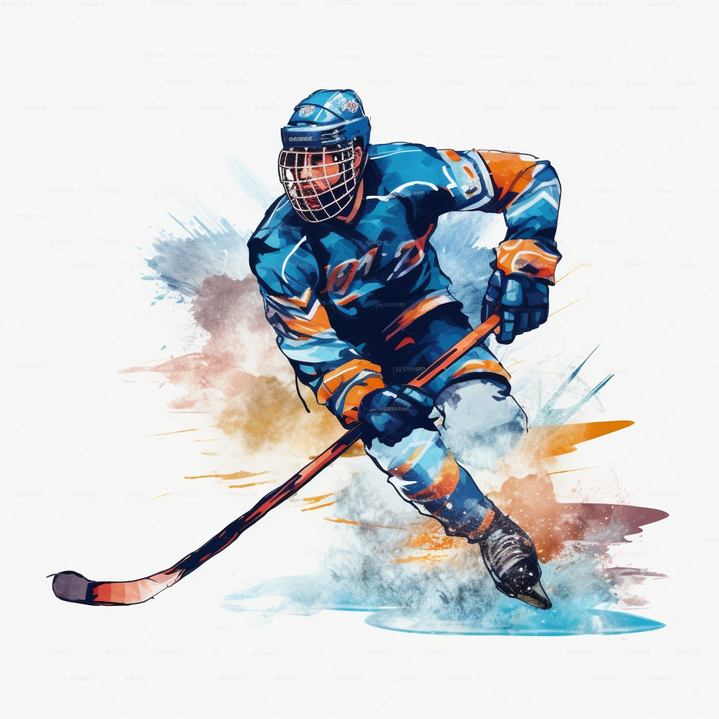 ice hockey clipart