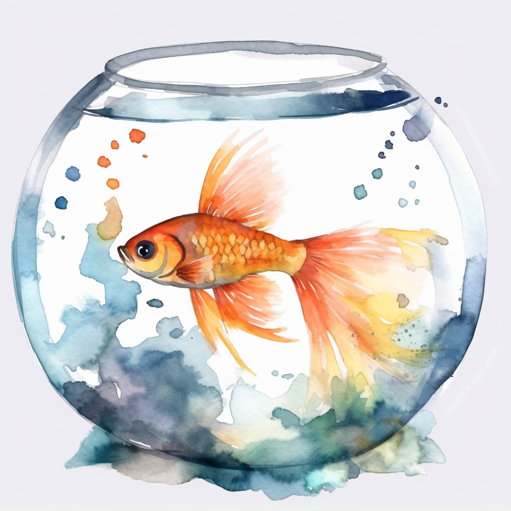 fish bowl clipart