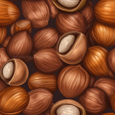 buckeye nut, realism, cute, clip art, color, pattern,