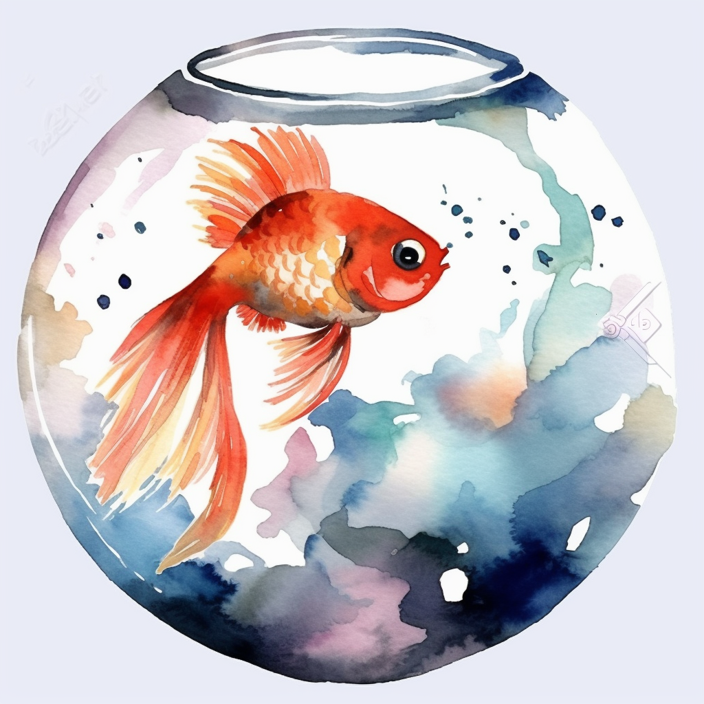 fish bowl clipart