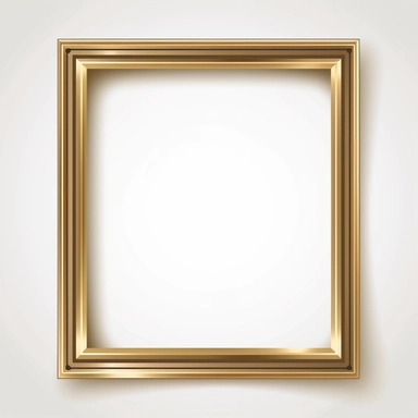 simple square frame clipart with no background