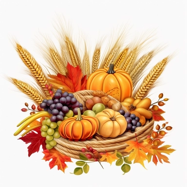 Harvest blessings clipart,White backgroun - @Royeldesk Digital Agency (fast)