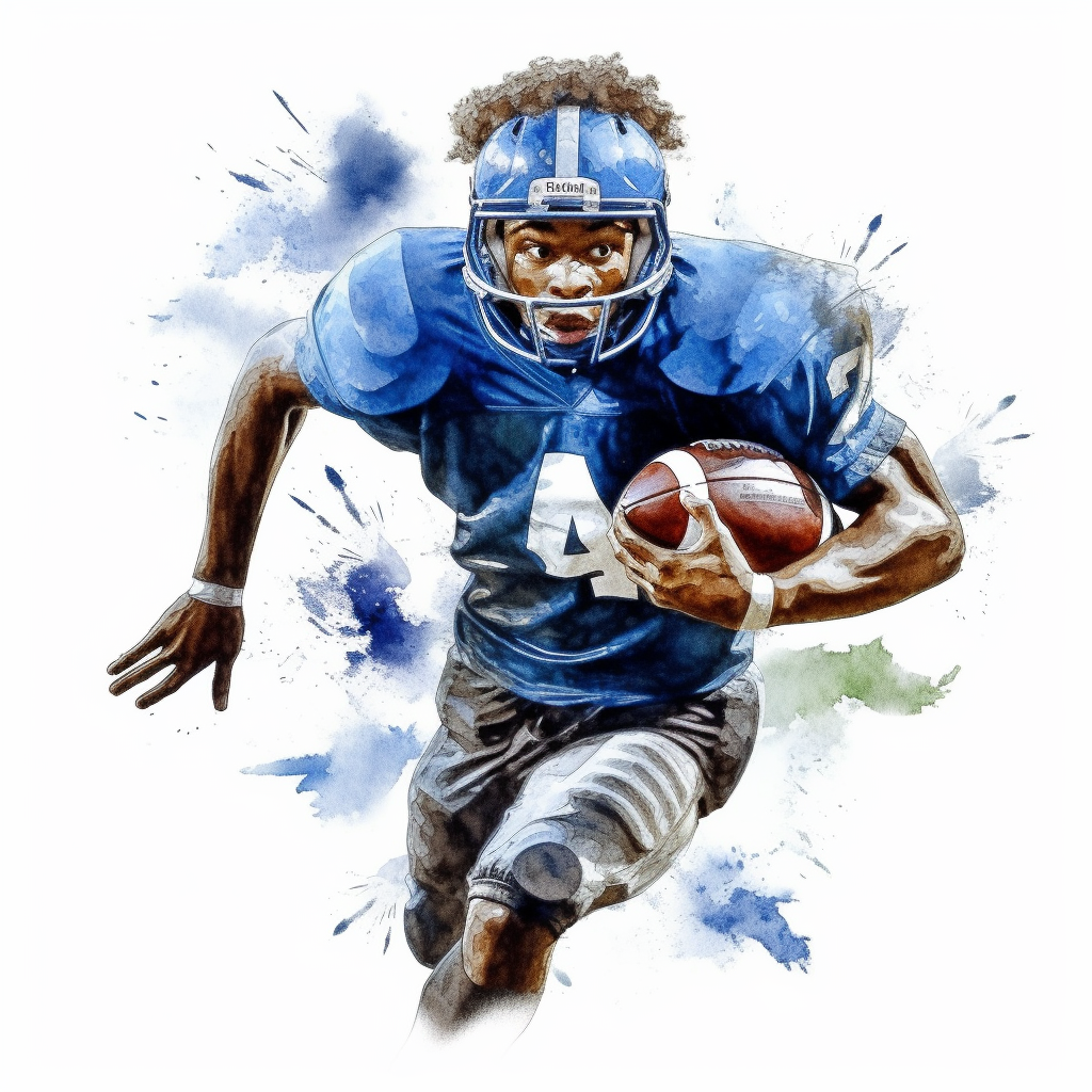 football players clipart