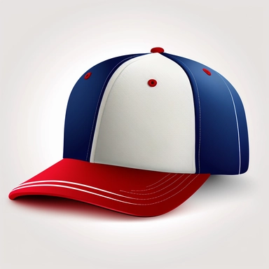 baseball hat clipart, vector image, white background