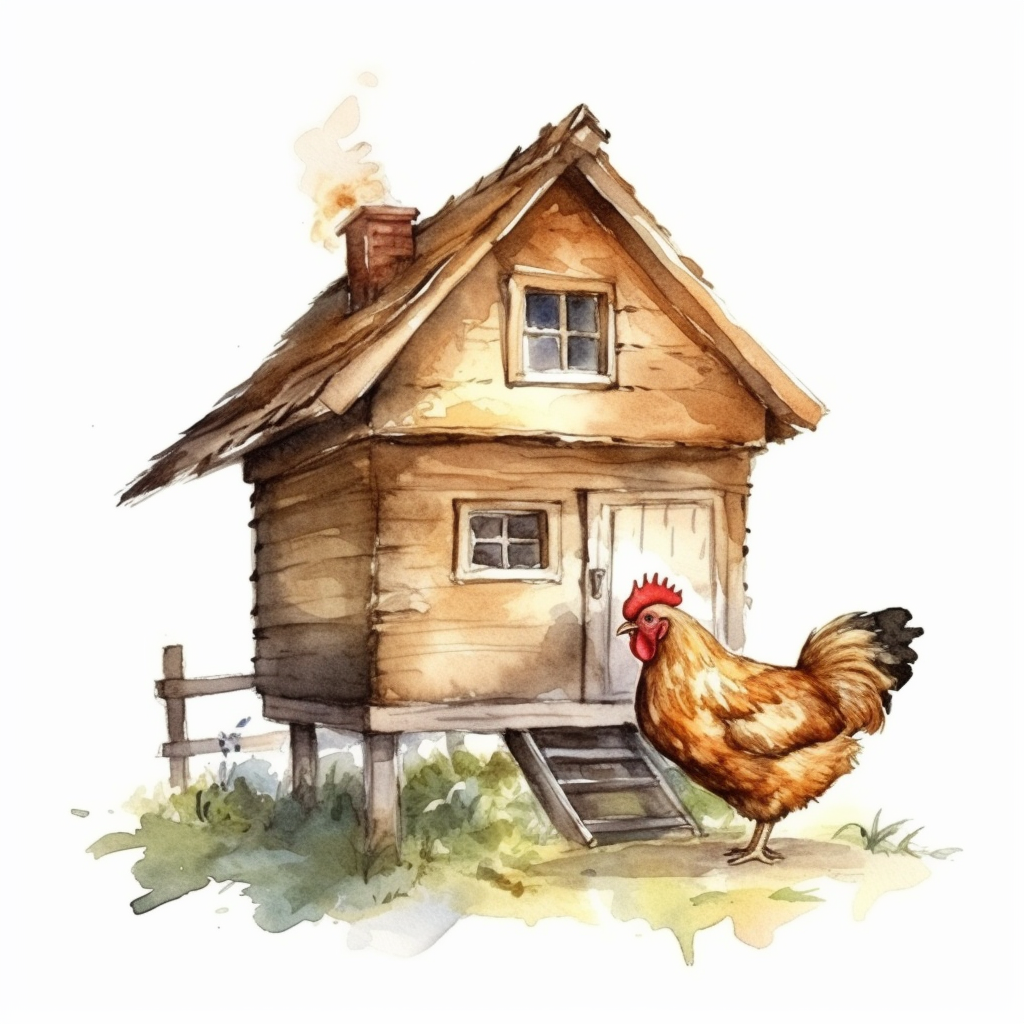 chicken house cliparts