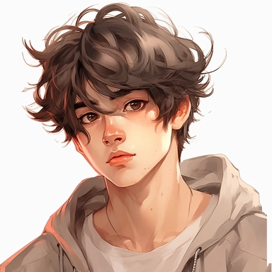 beautiful stunning handsome cute anime e-boy,diferent poses, diferent hair colours paint art style, clipart, white background, superrealistic, one of a kind