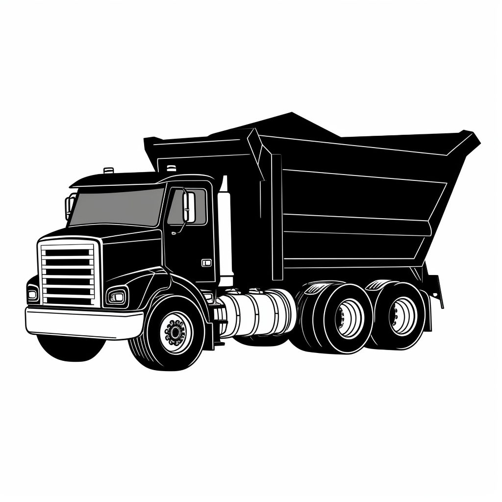 dump truck clipart