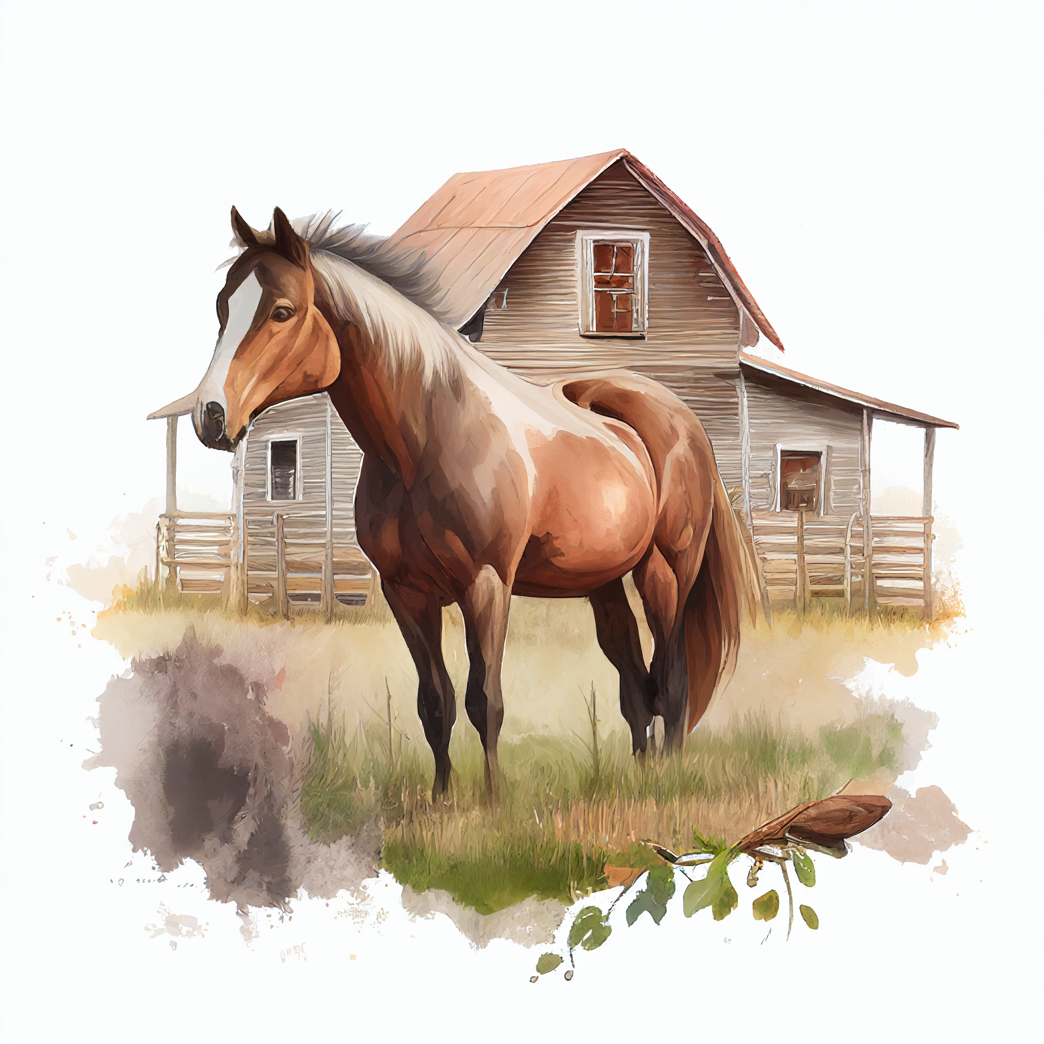 horses eating cliparts
