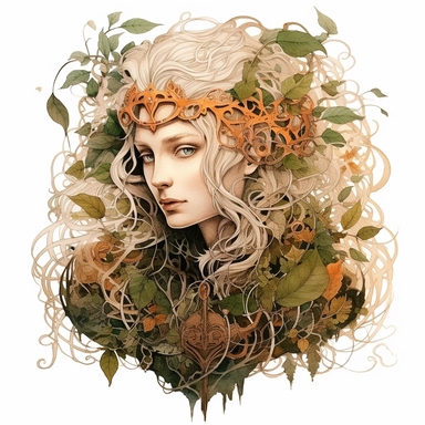 watercolor detailed intricate lord of the rings elven clipart awesome