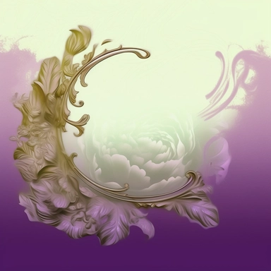 panoramic view, full view, the color purple, elegant, decorative, illustration clipart style, sharp focus, romantic, add beautiful purple peony accent, fantasy, centered, high detail, transparent background, adjust aspect ration to see full image, (--iw 10)