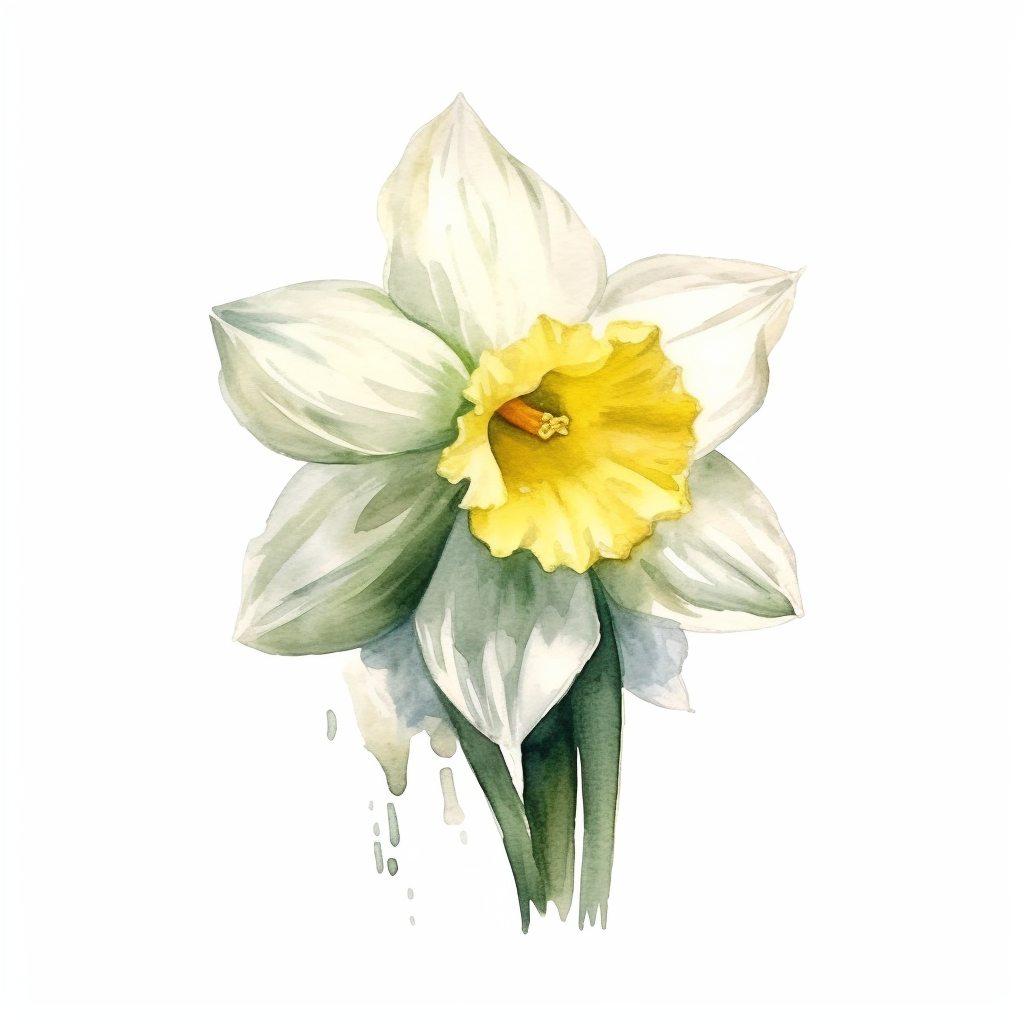 daffodils clipart