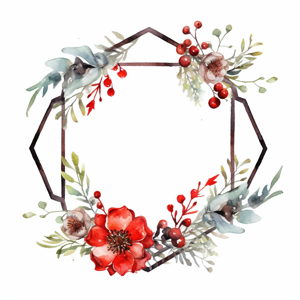 flower cliparts frame
