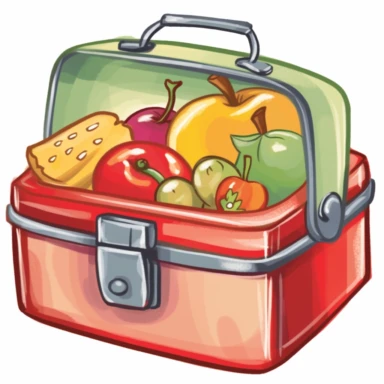 clipart child's lunchbox