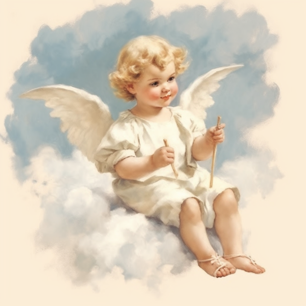 adorable angel cliparts