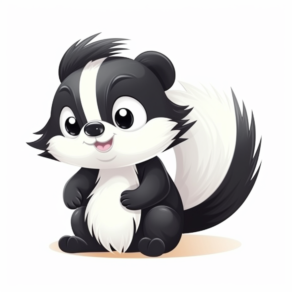 baby skunk cliparts