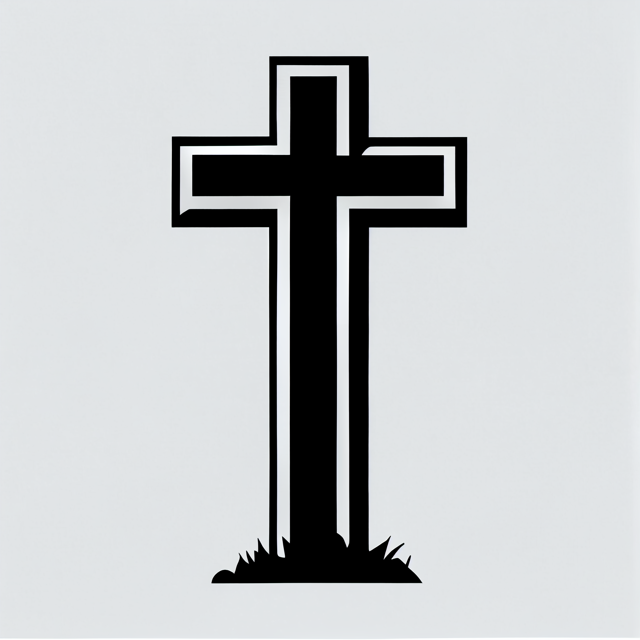 black christian clipart